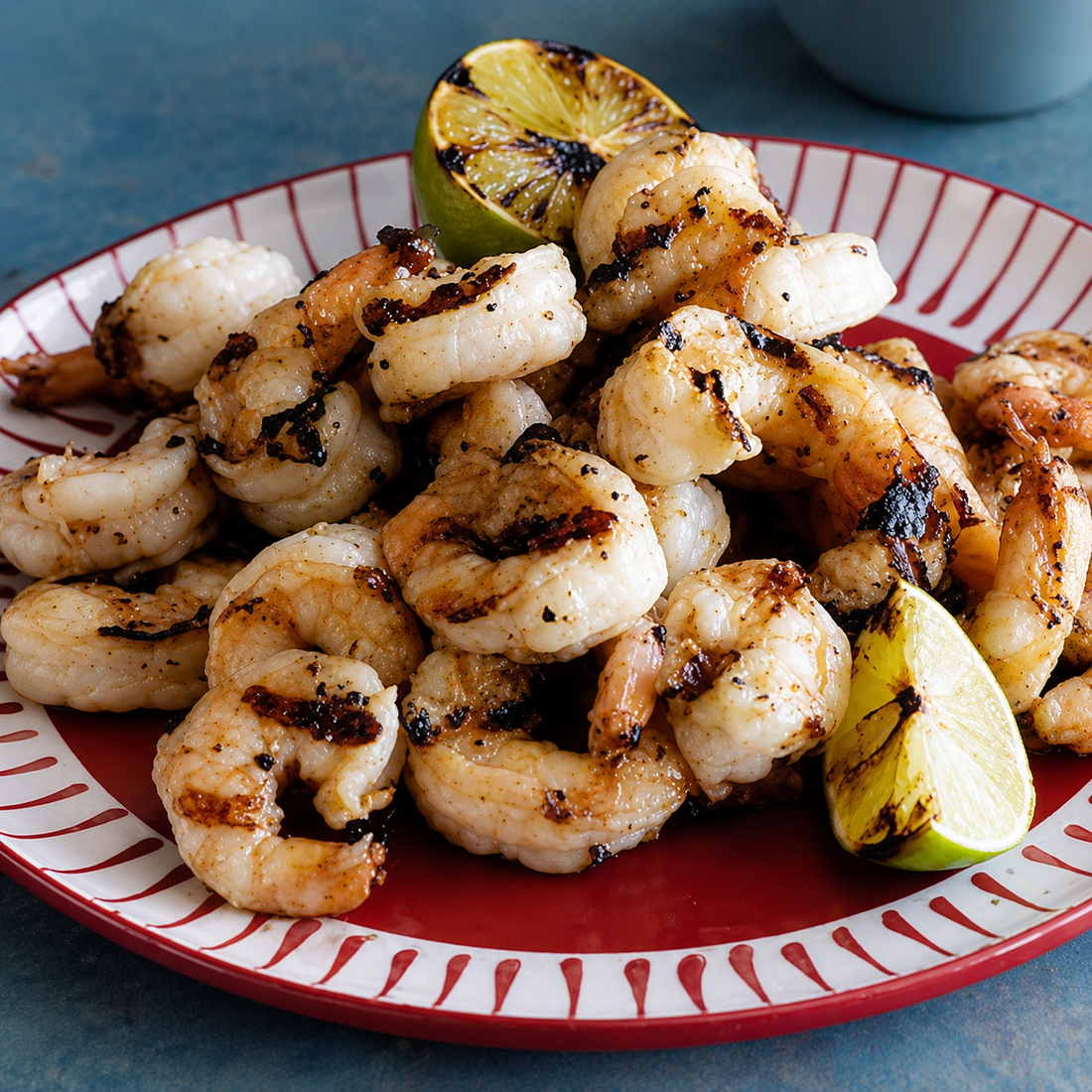 Ginger, Soy and Garlic Marinated Prawns