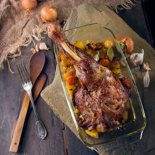 One Tray Roast Lamb & Potatoes