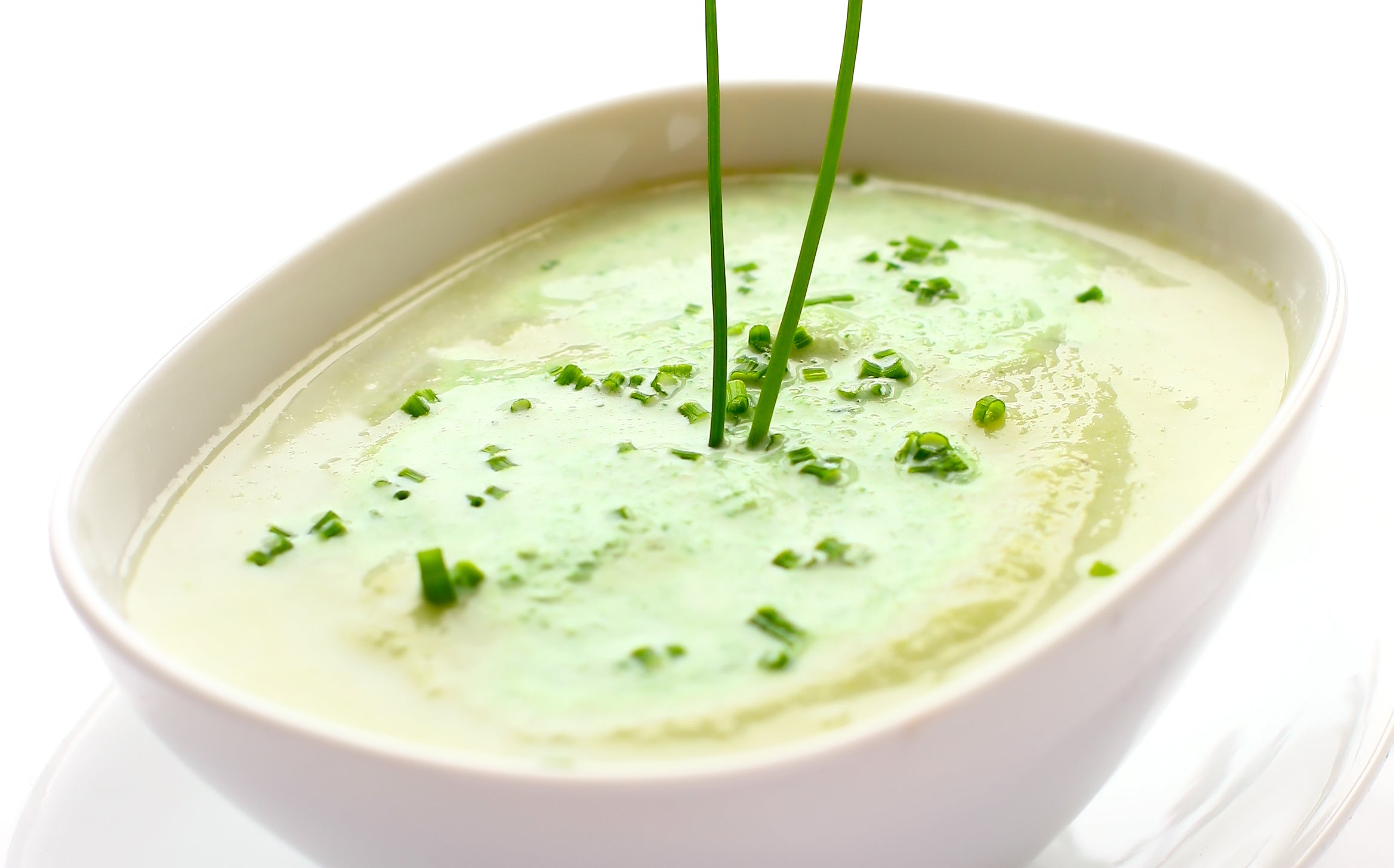 Cauliflower Soup Made With Hunter Valley Olive Oil Co's Garlic & Herb Extra Virgin Olive Oil