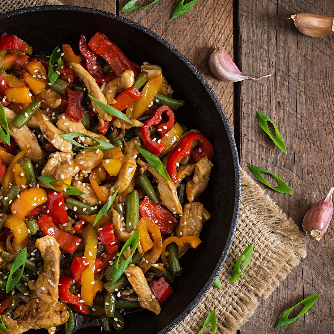 Lemon Oil Chicken Stir Fry